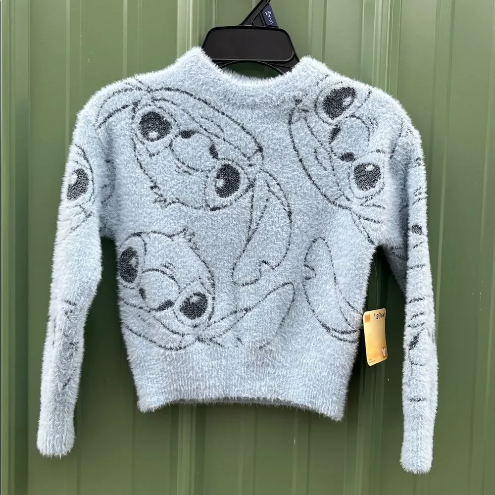 Strawberry shortcake & Stitch Graphic Eyelash Glitter Sweaters 2-Pack Size XS